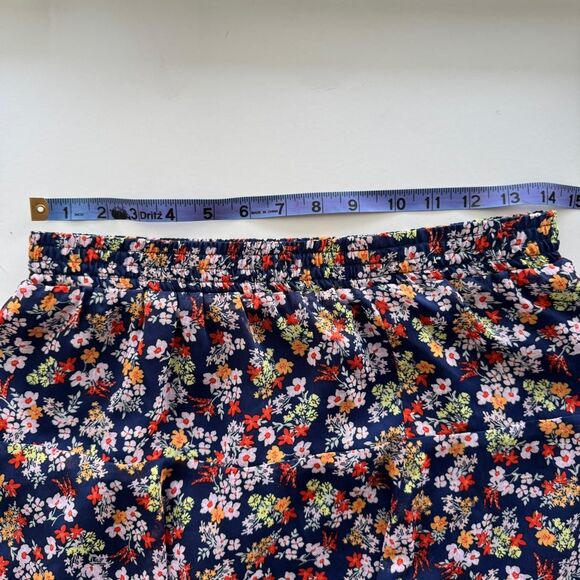 Banana Republic Women's Mini Skirt Size Small Y2k Preppy Floral Girly Prairie - Picture 4 of 6